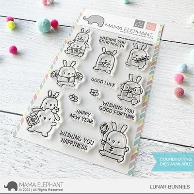 Mama Elephant Clear Stamps - Lunar Bunnies